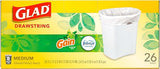 Glad Trash Bags, Medium Drawstring Garbage Bags, 8 Gal, Gain Original Scent with Febreze, 26 Ct (pack of 1), Pack May Vary