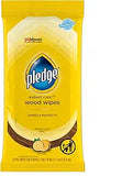 Pledge Expert Care Wood Wipes, Shines and Protects, Removes 24 Count (Pack of 1)