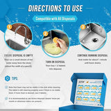 Garbage Disposal Cleaner Deodorizer Tablets - 24 Pack, New Foaming Tablet Fresh Citrus Foam Sink Garburator Disposer Freshener