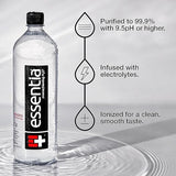 Essentia Water Bottled , 1 Liter, 12-Pack, Ionized Alkaline Water:99.9% Pure, Infused With Electrolytes, 9.5 pH Or Higher With A Clean, Smooth Taste